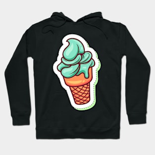 ice cream stickers Hoodie